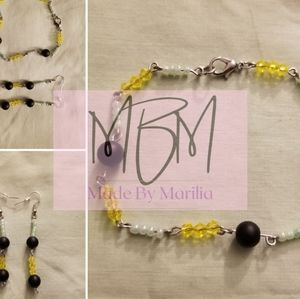 Handmade Bracelet and Earrings set